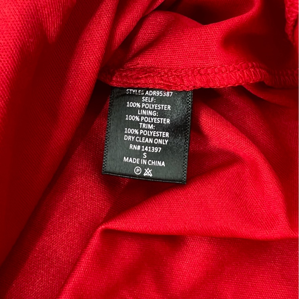 Astr The Label Mesh Body-Con Red Dress women’s size S - Picture 7 of 11